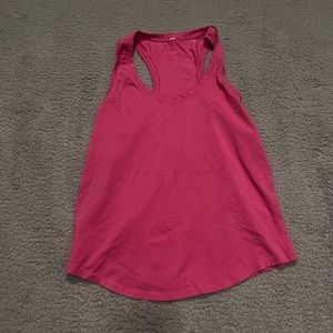 Lululemon pink tank top size 6